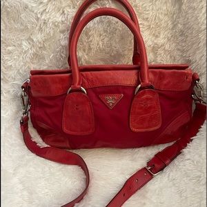 Prada two way satchel